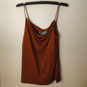 Anthropologie sexy maroon / brown tank top / camisole NWT